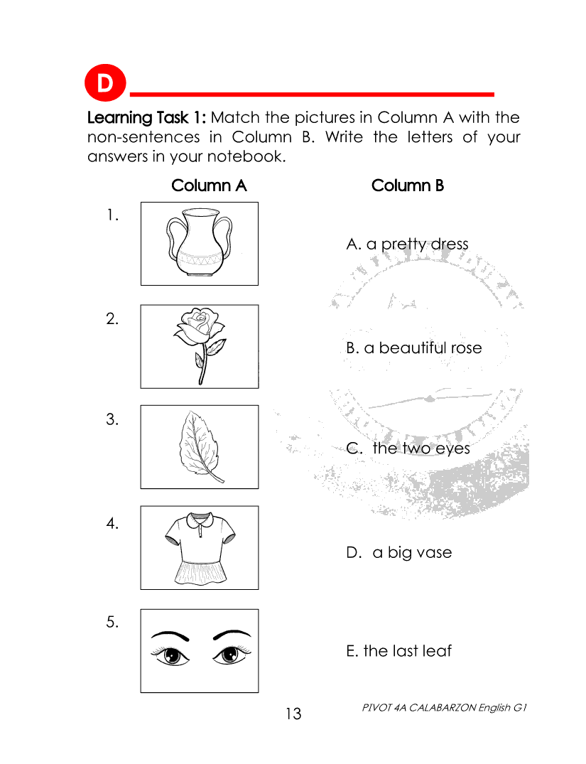 Grade 7 English Quarter 2 Module 1